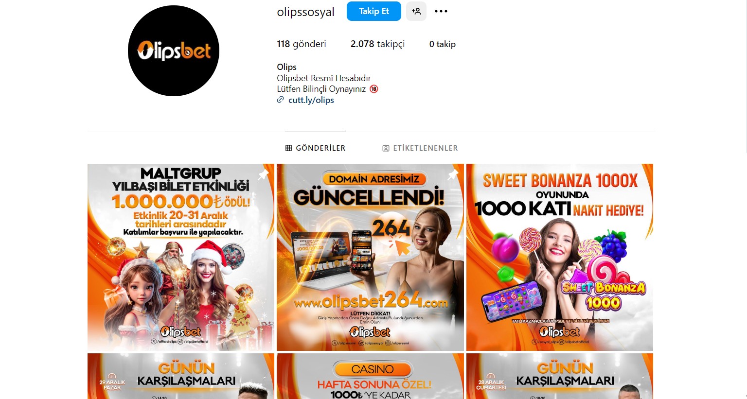 Olipsbet İnstagram