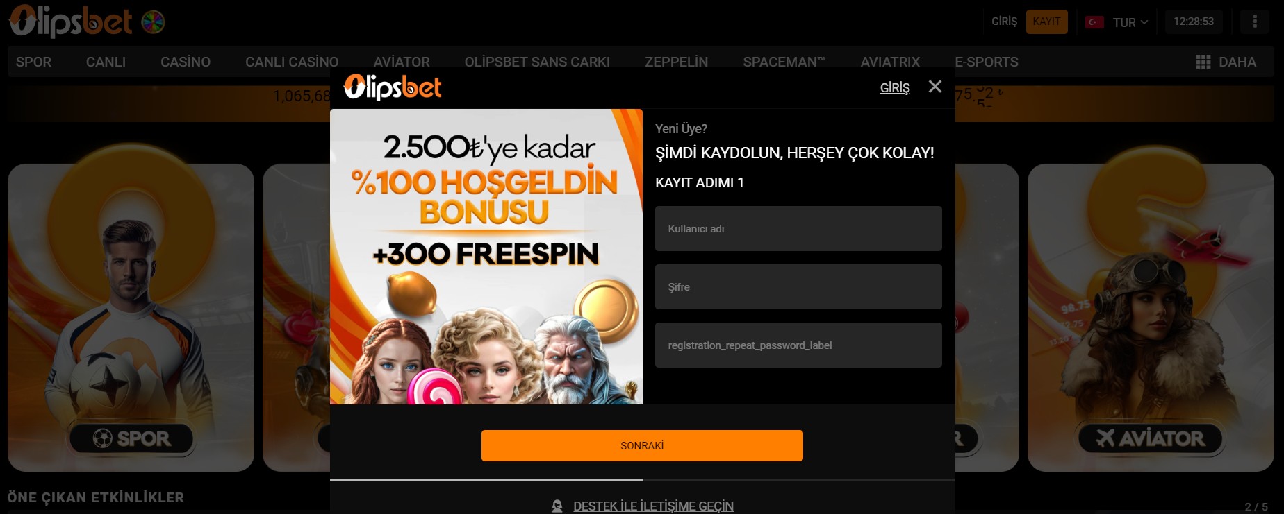 Olipsbet Kayıt